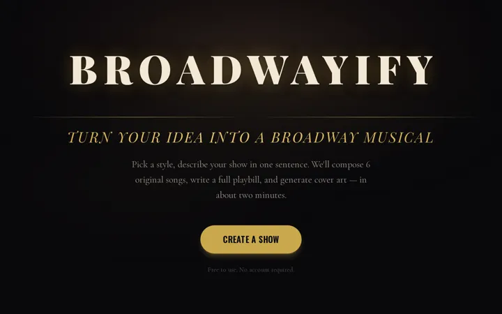 Broadway-ify