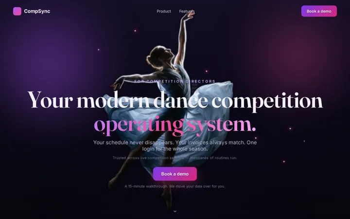 CompSync dashboard